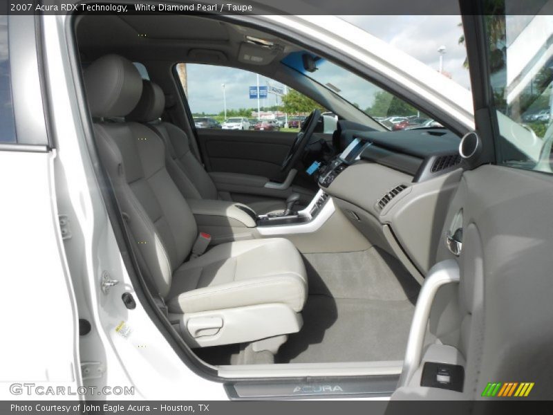 White Diamond Pearl / Taupe 2007 Acura RDX Technology