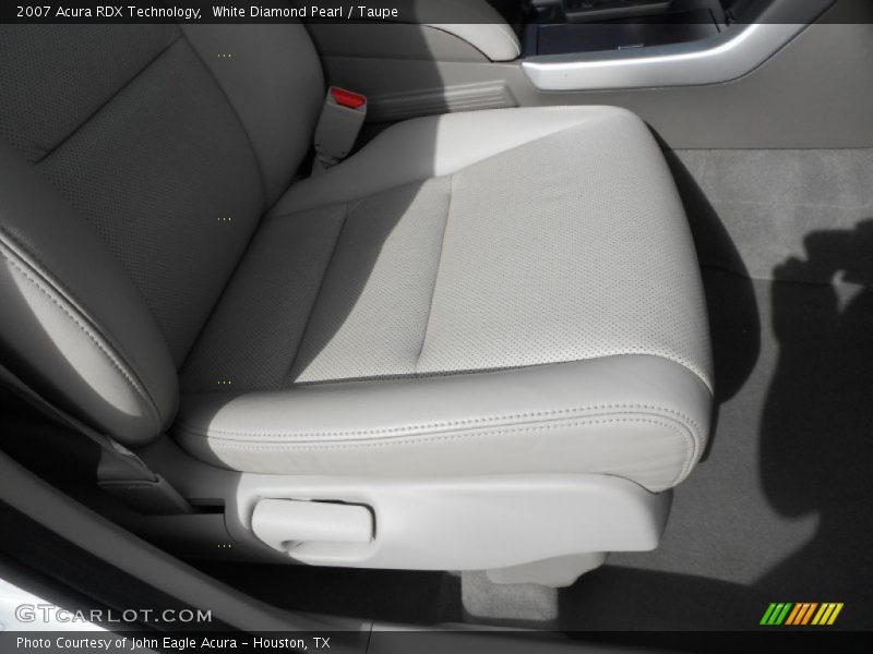 White Diamond Pearl / Taupe 2007 Acura RDX Technology