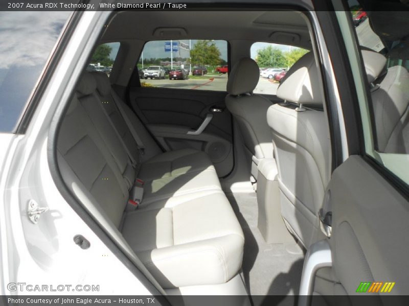 White Diamond Pearl / Taupe 2007 Acura RDX Technology