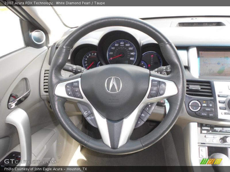 White Diamond Pearl / Taupe 2007 Acura RDX Technology