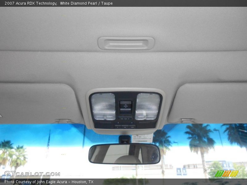 White Diamond Pearl / Taupe 2007 Acura RDX Technology