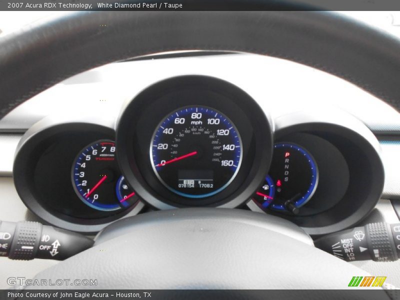 White Diamond Pearl / Taupe 2007 Acura RDX Technology