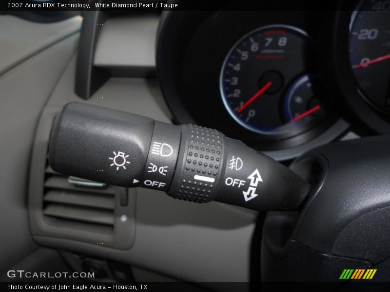 White Diamond Pearl / Taupe 2007 Acura RDX Technology