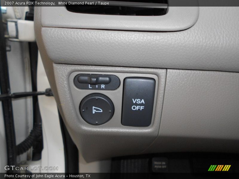 White Diamond Pearl / Taupe 2007 Acura RDX Technology