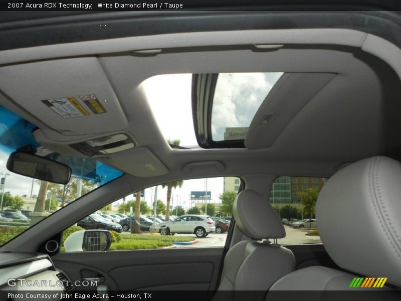 White Diamond Pearl / Taupe 2007 Acura RDX Technology
