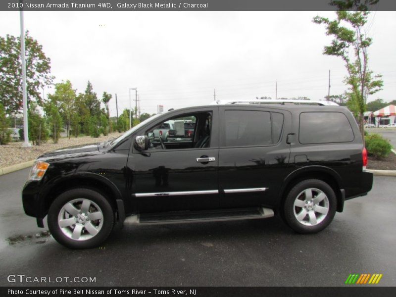 Galaxy Black Metallic / Charcoal 2010 Nissan Armada Titanium 4WD