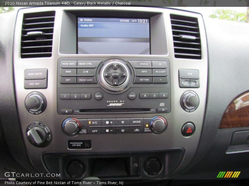 Galaxy Black Metallic / Charcoal 2010 Nissan Armada Titanium 4WD