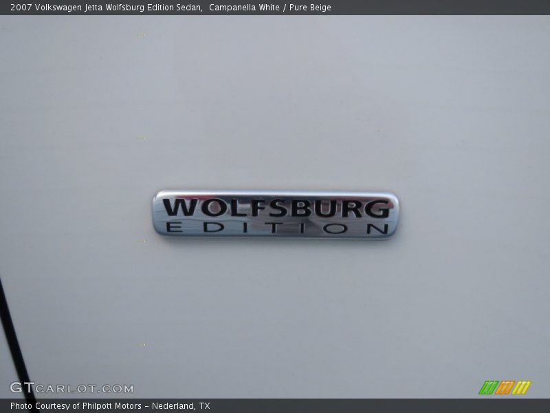 Campanella White / Pure Beige 2007 Volkswagen Jetta Wolfsburg Edition Sedan