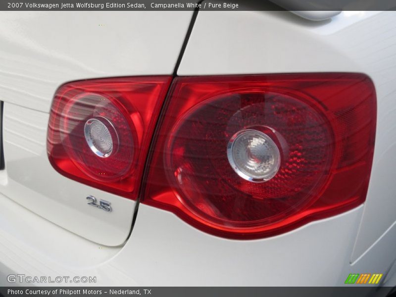 Campanella White / Pure Beige 2007 Volkswagen Jetta Wolfsburg Edition Sedan