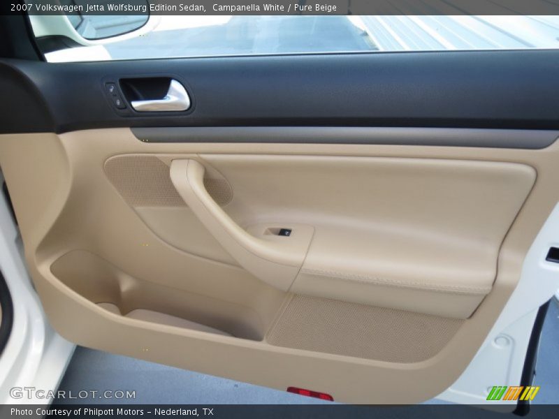 Campanella White / Pure Beige 2007 Volkswagen Jetta Wolfsburg Edition Sedan
