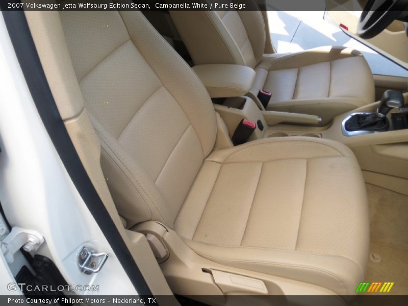 Campanella White / Pure Beige 2007 Volkswagen Jetta Wolfsburg Edition Sedan