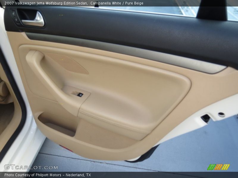 Campanella White / Pure Beige 2007 Volkswagen Jetta Wolfsburg Edition Sedan