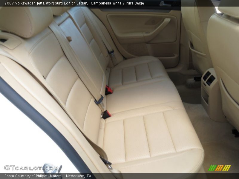 Campanella White / Pure Beige 2007 Volkswagen Jetta Wolfsburg Edition Sedan