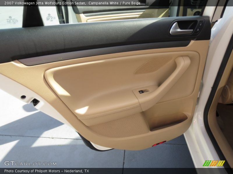 Campanella White / Pure Beige 2007 Volkswagen Jetta Wolfsburg Edition Sedan
