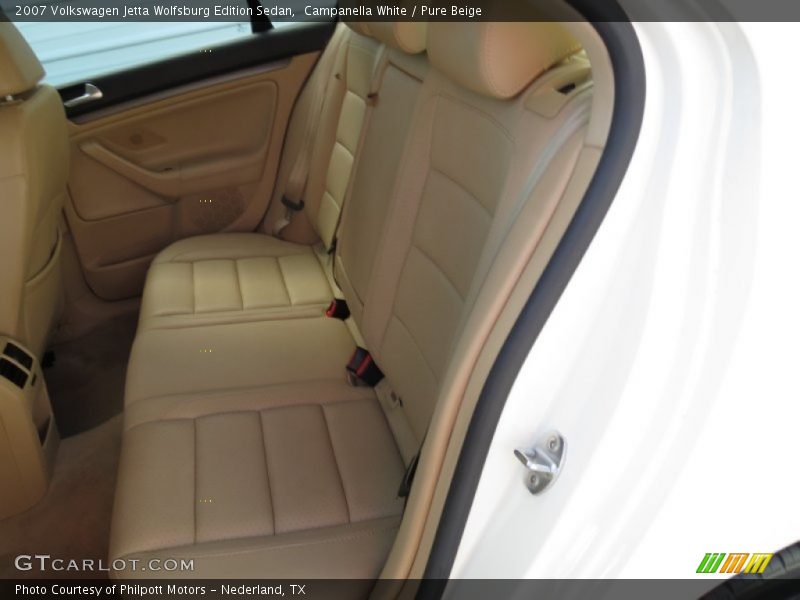 Campanella White / Pure Beige 2007 Volkswagen Jetta Wolfsburg Edition Sedan