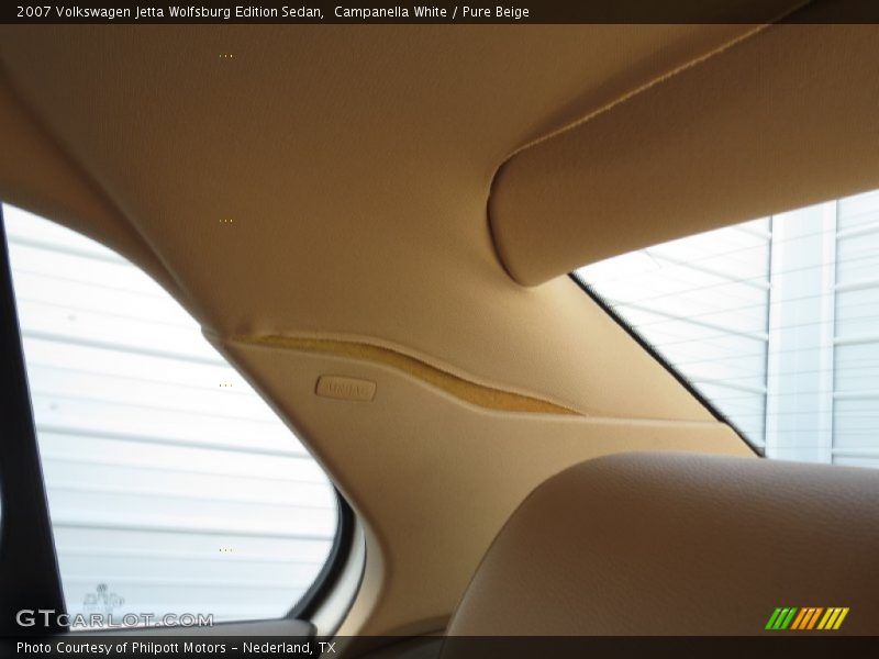 Campanella White / Pure Beige 2007 Volkswagen Jetta Wolfsburg Edition Sedan