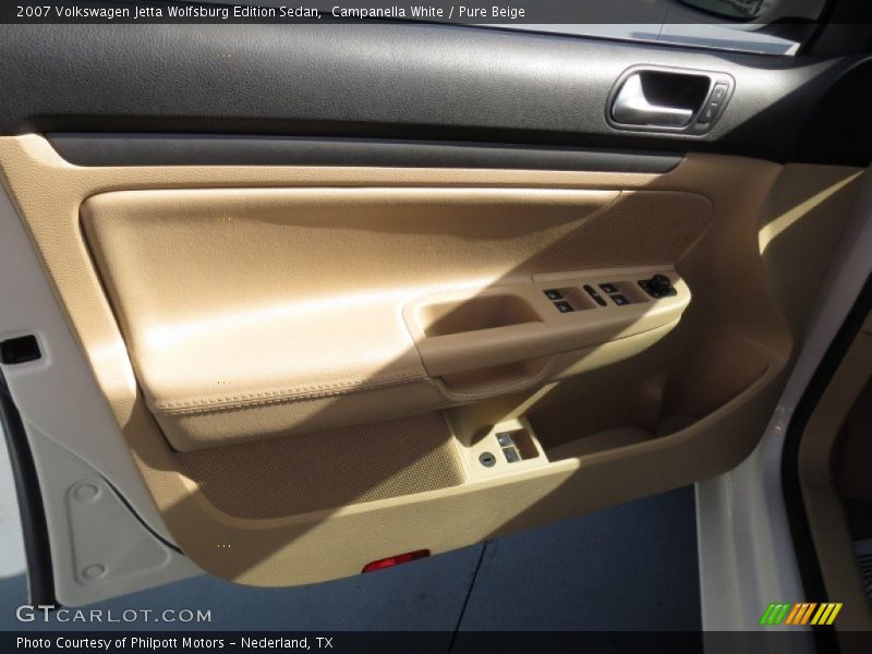 Campanella White / Pure Beige 2007 Volkswagen Jetta Wolfsburg Edition Sedan