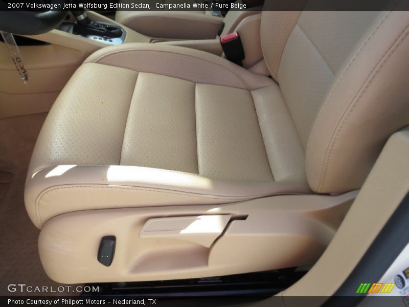 Campanella White / Pure Beige 2007 Volkswagen Jetta Wolfsburg Edition Sedan