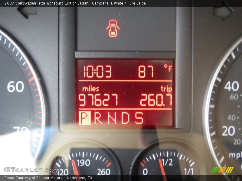 Campanella White / Pure Beige 2007 Volkswagen Jetta Wolfsburg Edition Sedan