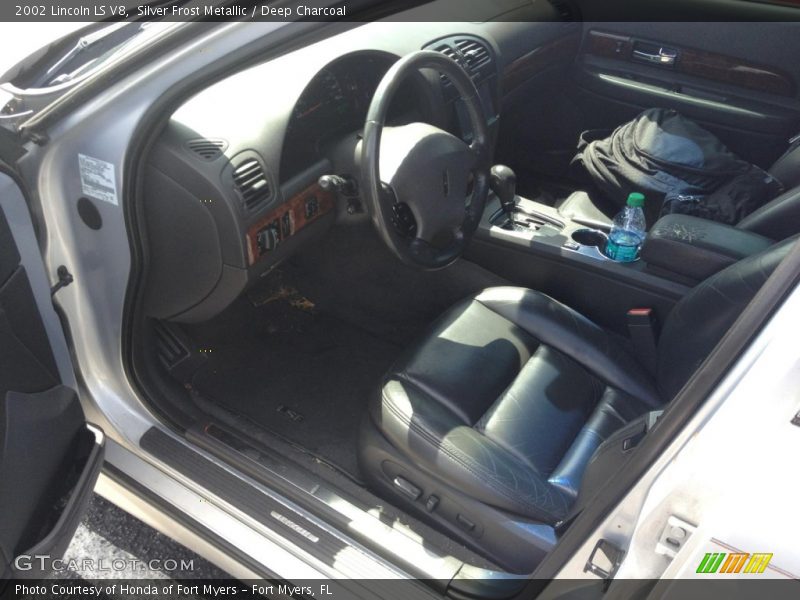 Silver Frost Metallic / Deep Charcoal 2002 Lincoln LS V8