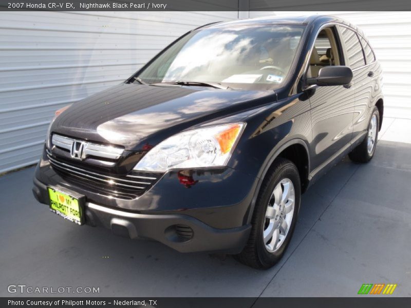 Nighthawk Black Pearl / Ivory 2007 Honda CR-V EX