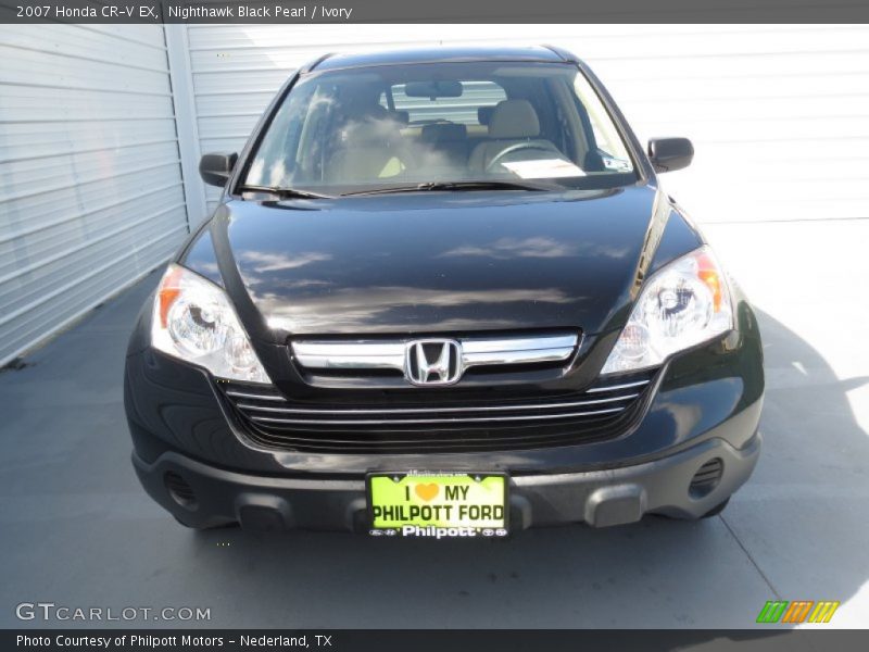 Nighthawk Black Pearl / Ivory 2007 Honda CR-V EX