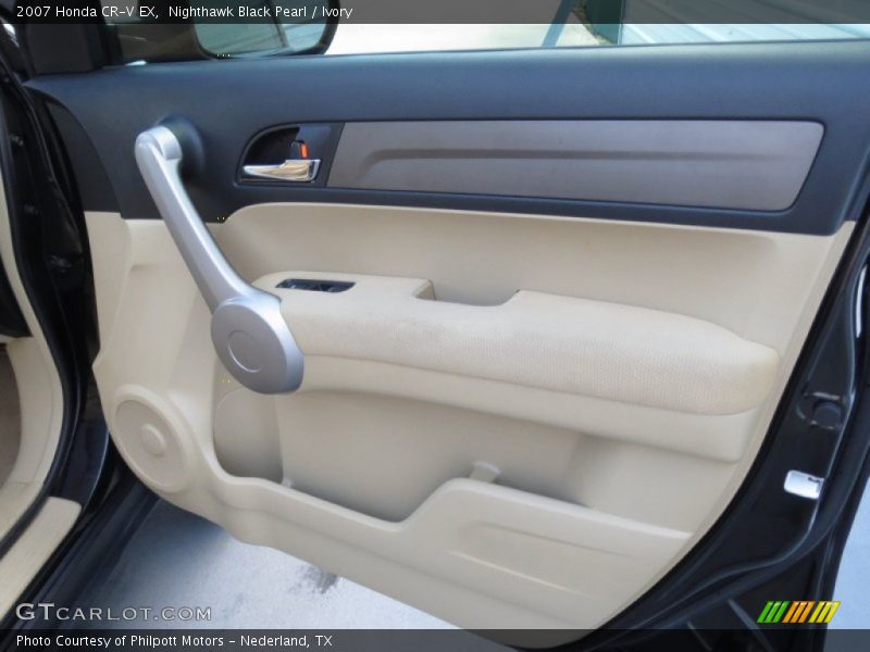 Nighthawk Black Pearl / Ivory 2007 Honda CR-V EX