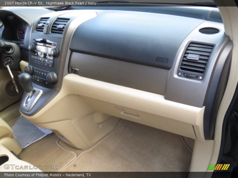 Nighthawk Black Pearl / Ivory 2007 Honda CR-V EX