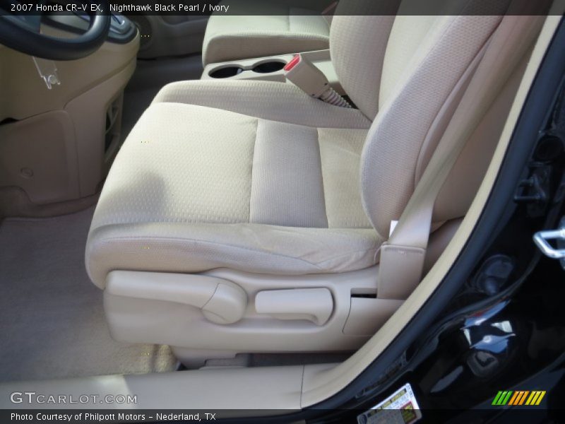 Nighthawk Black Pearl / Ivory 2007 Honda CR-V EX