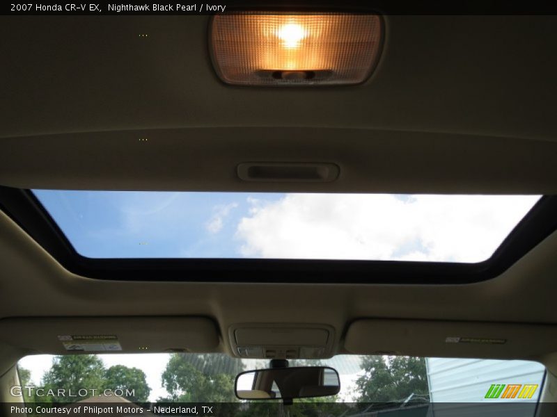 Nighthawk Black Pearl / Ivory 2007 Honda CR-V EX