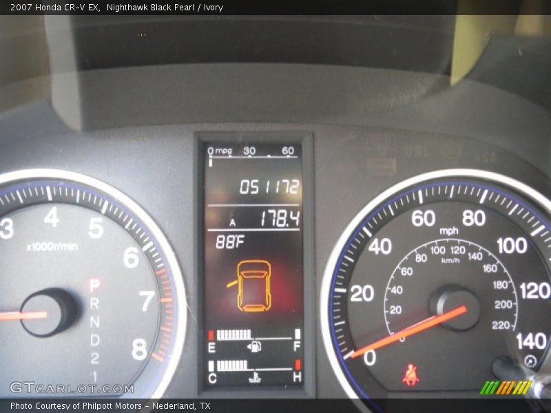 Nighthawk Black Pearl / Ivory 2007 Honda CR-V EX