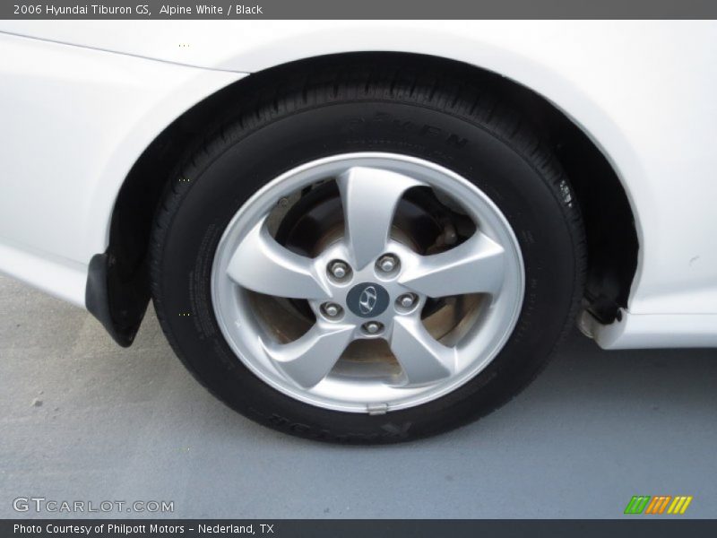 Alpine White / Black 2006 Hyundai Tiburon GS