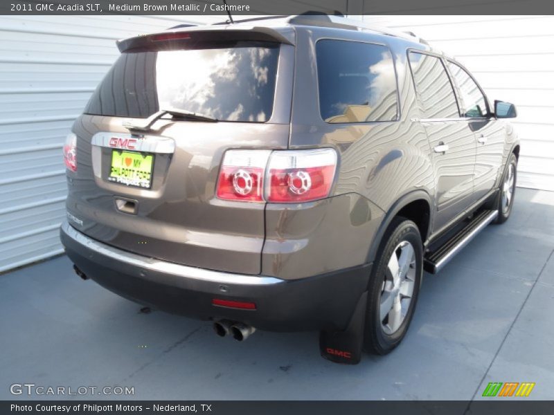 Medium Brown Metallic / Cashmere 2011 GMC Acadia SLT