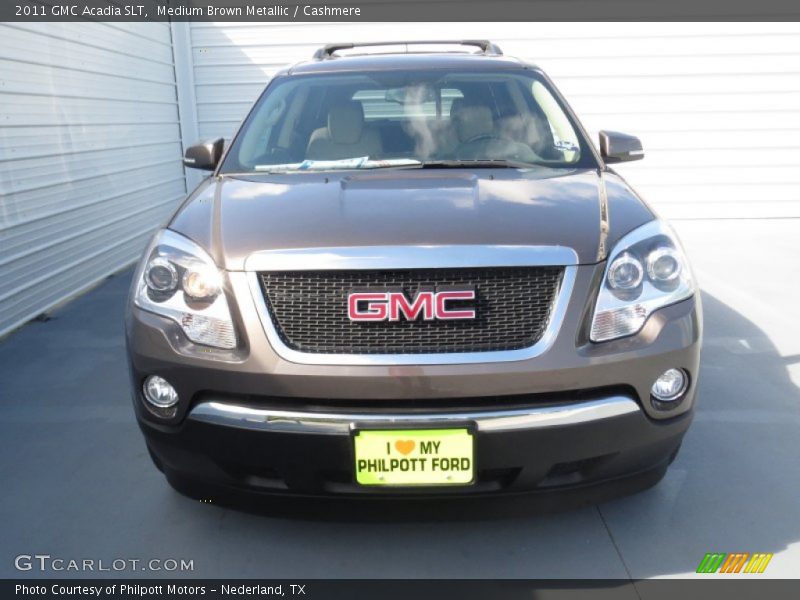 Medium Brown Metallic / Cashmere 2011 GMC Acadia SLT