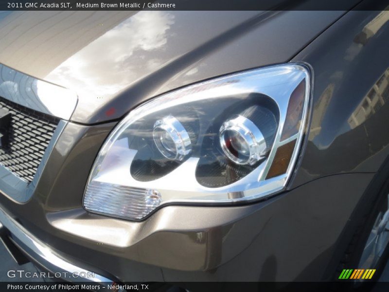 Medium Brown Metallic / Cashmere 2011 GMC Acadia SLT