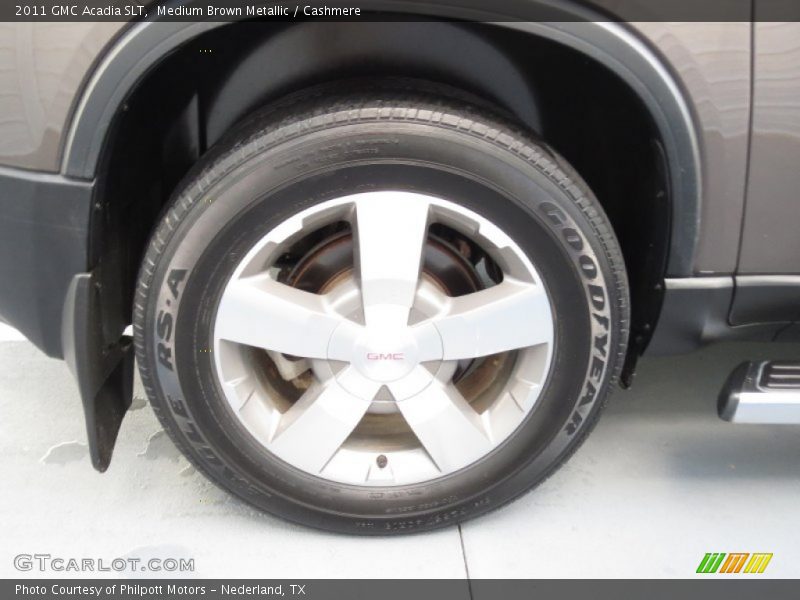 Medium Brown Metallic / Cashmere 2011 GMC Acadia SLT