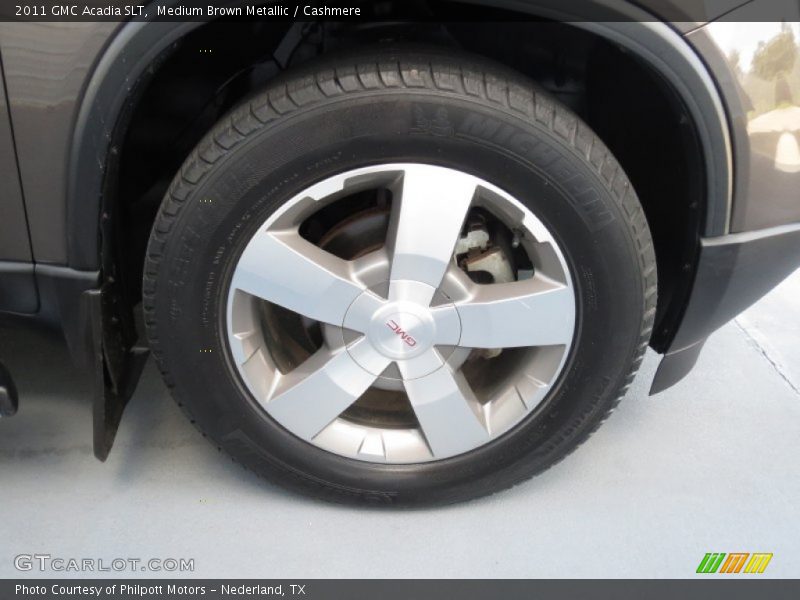 Medium Brown Metallic / Cashmere 2011 GMC Acadia SLT