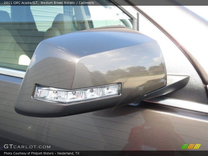 Medium Brown Metallic / Cashmere 2011 GMC Acadia SLT