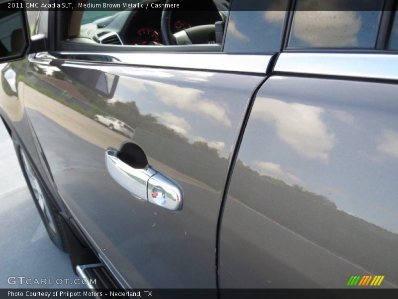 Medium Brown Metallic / Cashmere 2011 GMC Acadia SLT