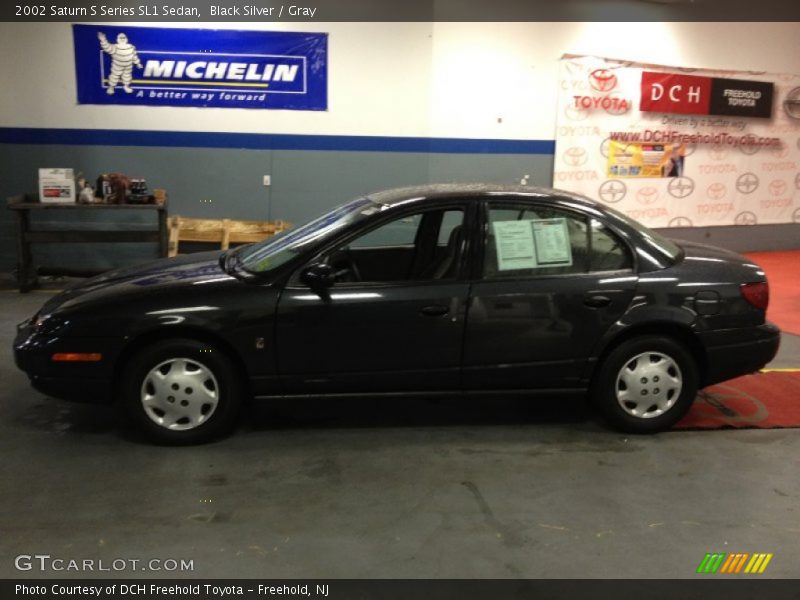 Black Silver / Gray 2002 Saturn S Series SL1 Sedan