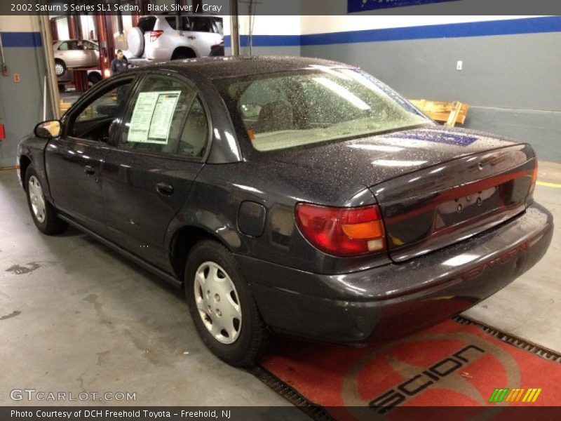 Black Silver / Gray 2002 Saturn S Series SL1 Sedan