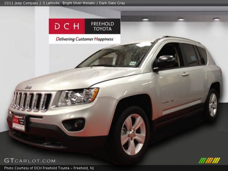 Bright Silver Metallic / Dark Slate Gray 2011 Jeep Compass 2.0 Latitude