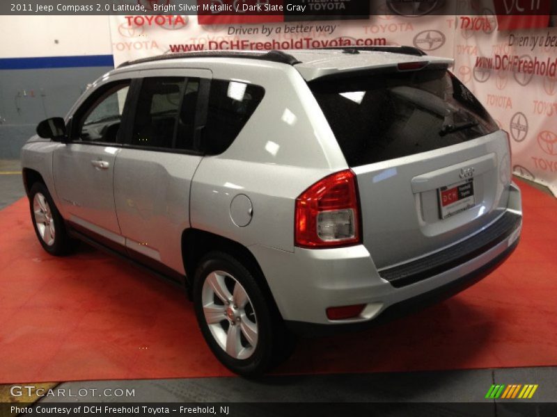 Bright Silver Metallic / Dark Slate Gray 2011 Jeep Compass 2.0 Latitude
