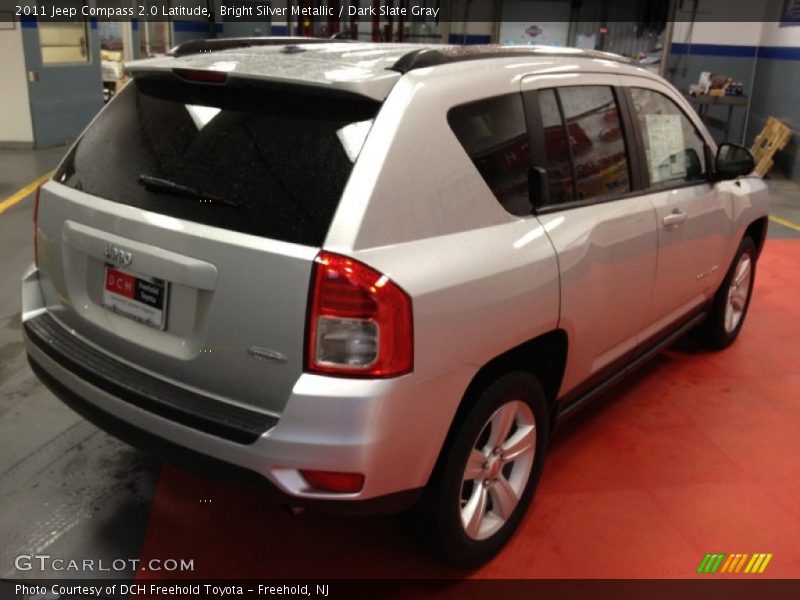 Bright Silver Metallic / Dark Slate Gray 2011 Jeep Compass 2.0 Latitude