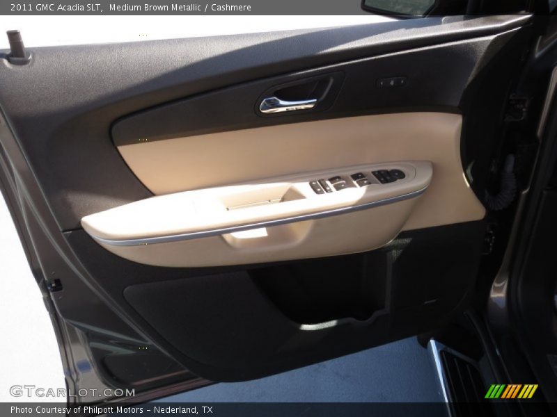 Medium Brown Metallic / Cashmere 2011 GMC Acadia SLT