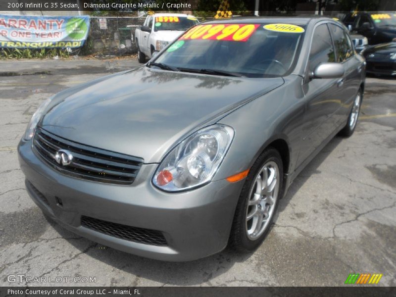 Diamond Graphite Metallic / Graphite 2006 Infiniti G 35 Sedan