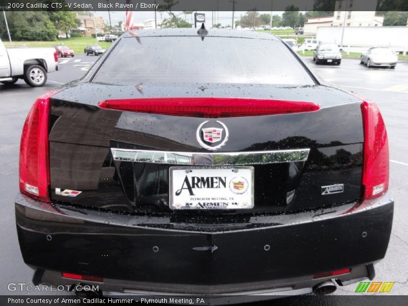 Black Raven / Ebony 2009 Cadillac CTS -V Sedan