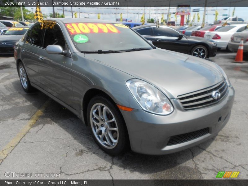 Diamond Graphite Metallic / Graphite 2006 Infiniti G 35 Sedan