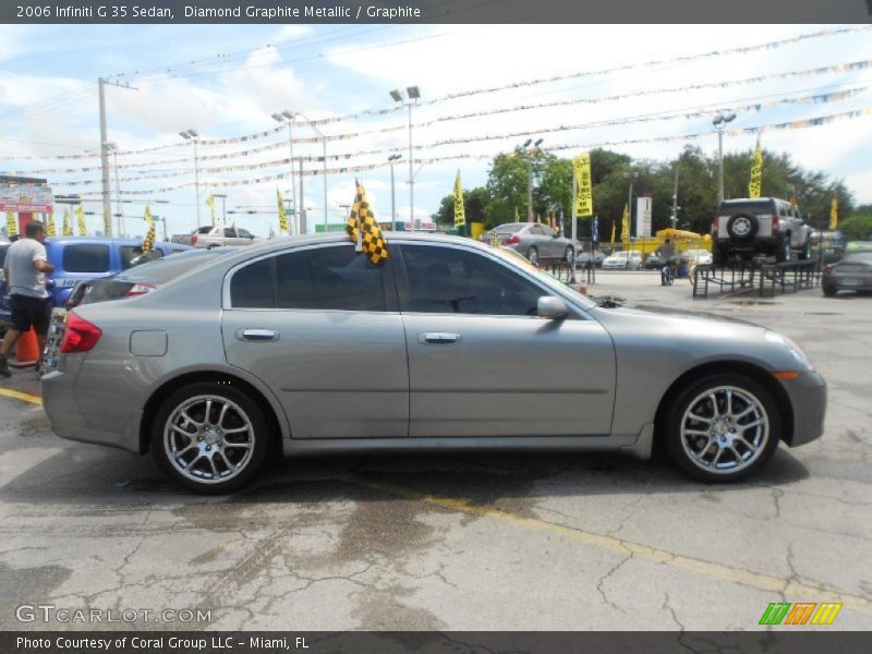 Diamond Graphite Metallic / Graphite 2006 Infiniti G 35 Sedan
