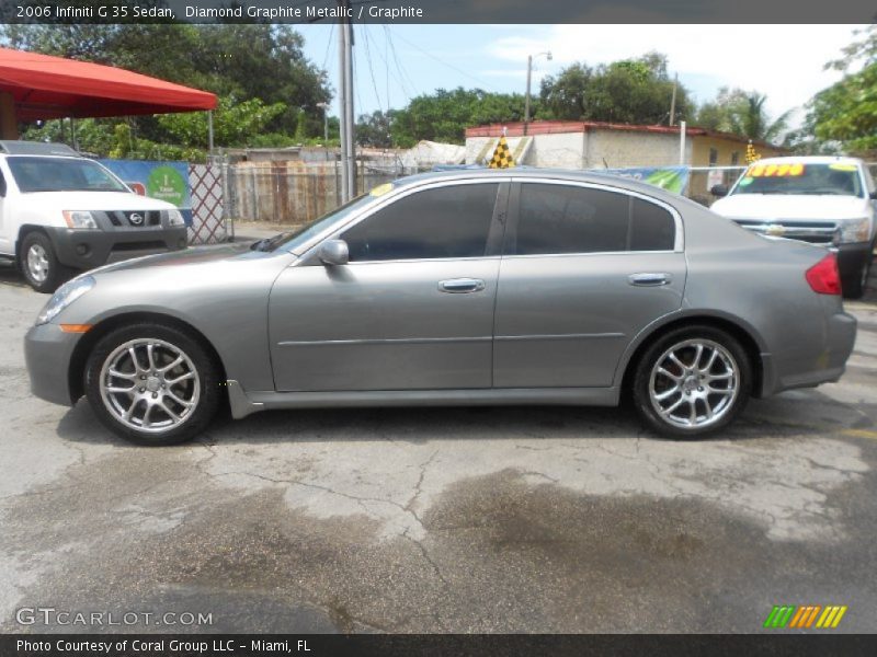 Diamond Graphite Metallic / Graphite 2006 Infiniti G 35 Sedan